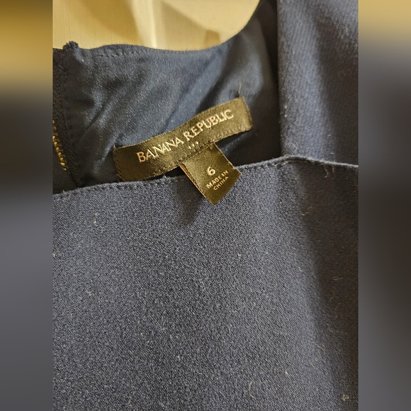 Womens Navy Dress - Picture 3 of 4